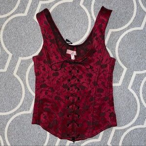 Victoria’s Secret Red/Black Corset